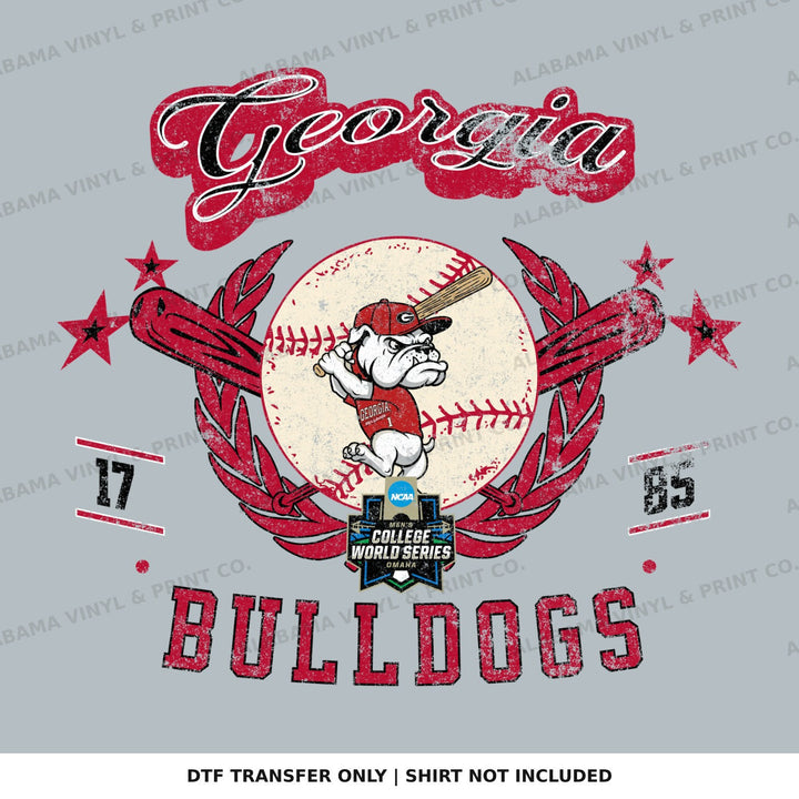 Georgia Bulldogs CWS 1 Alabama Vinyl