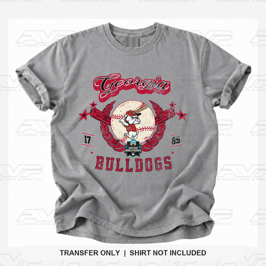 Georgia Bulldogs CWS 1 Alabama Vinyl