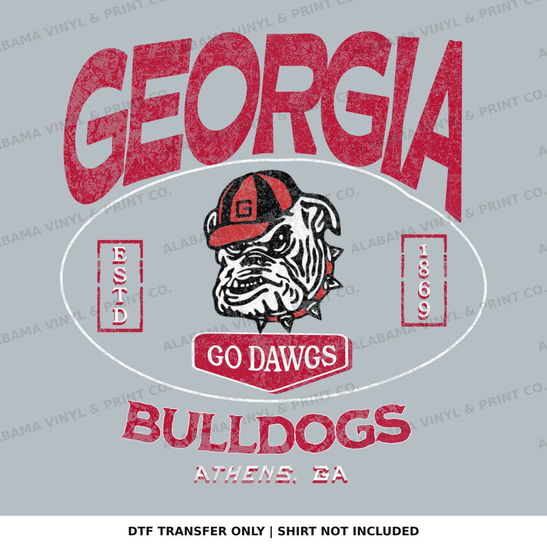 Georgia Bulldogs Go Dawgs Alabama Vinyl