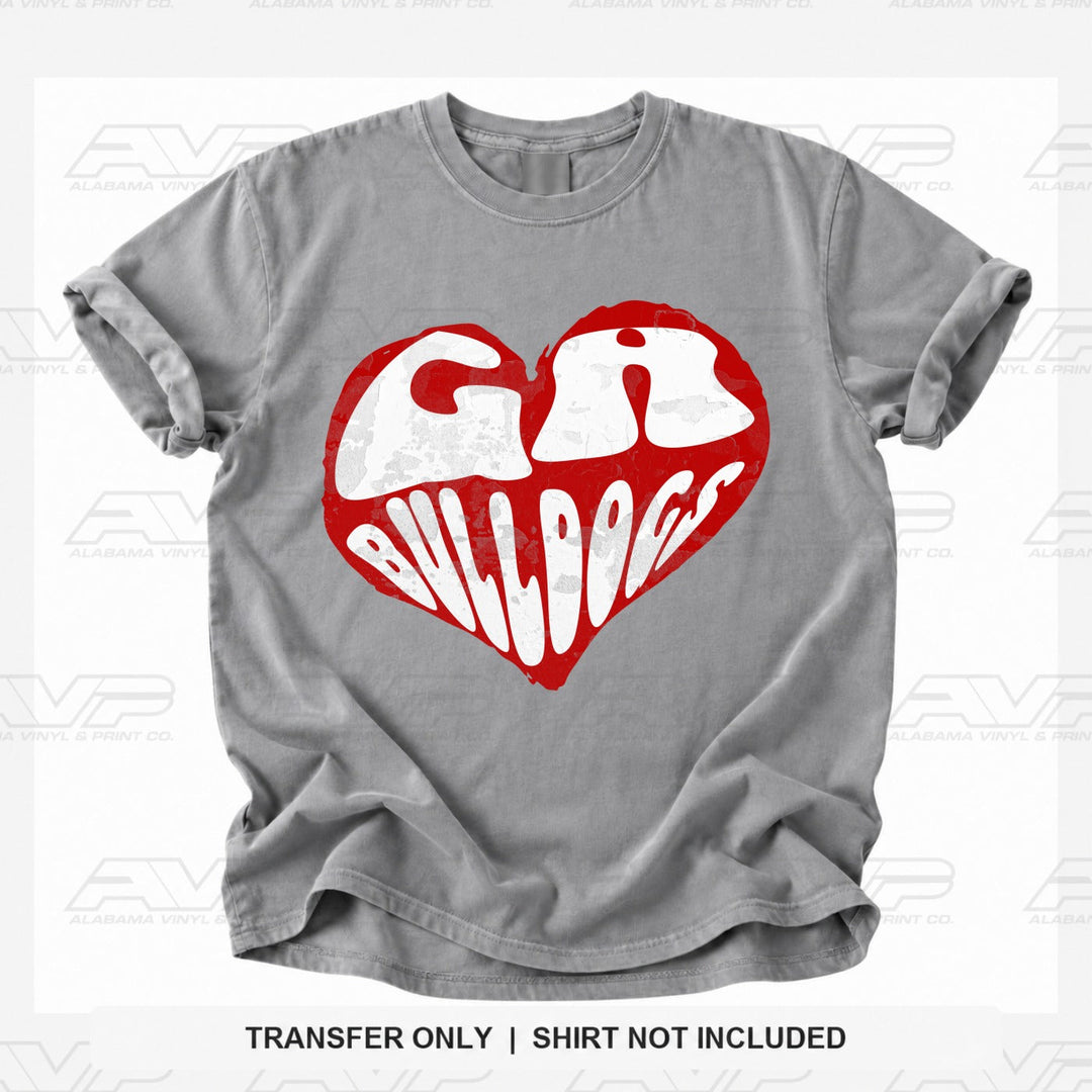 Georgia Bulldogs Heart Alabama Vinyl