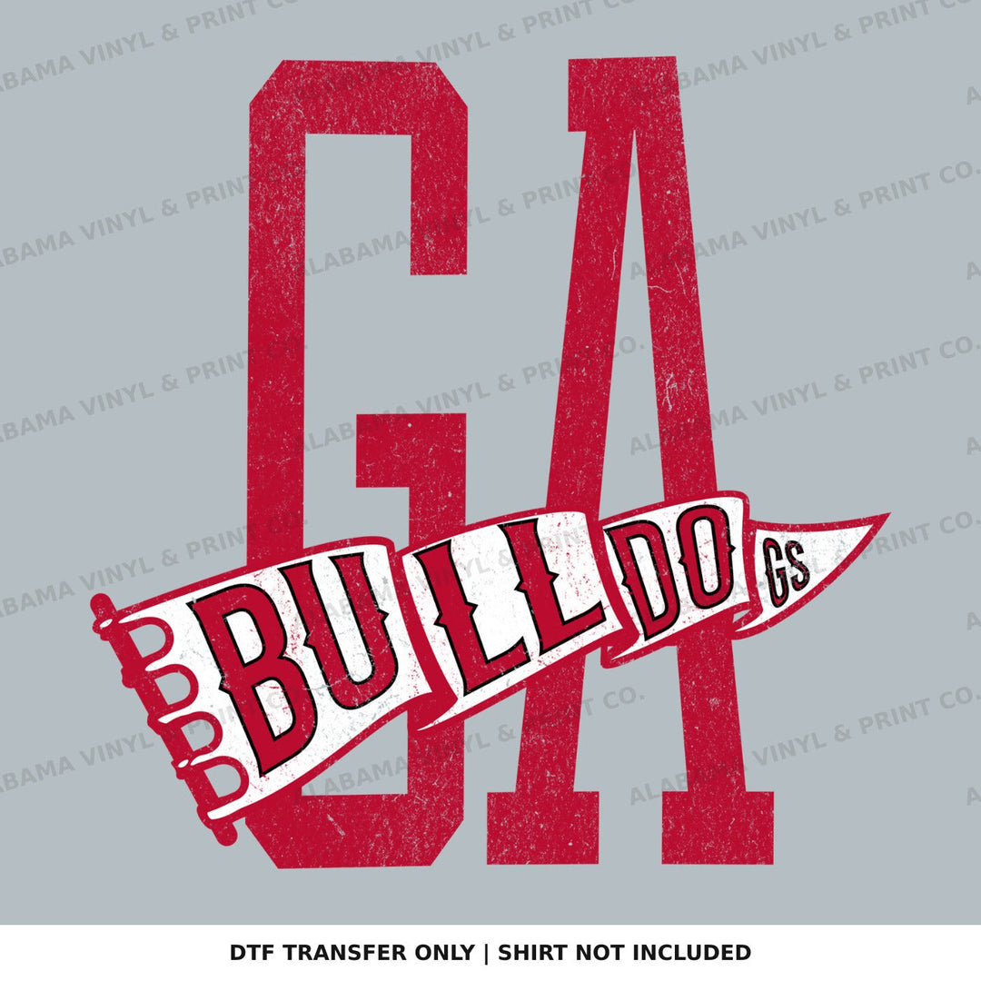 Georgia Bulldogs Penant Alabama Vinyl