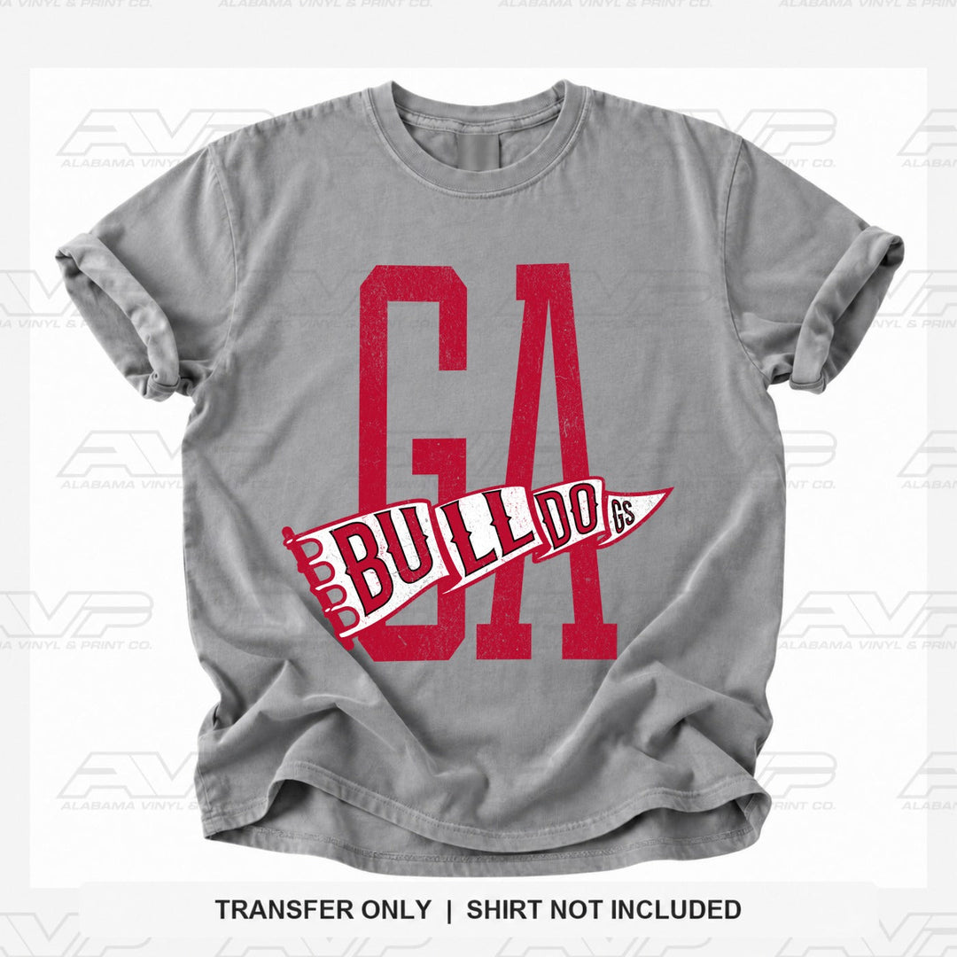 Georgia Bulldogs Penant Alabama Vinyl