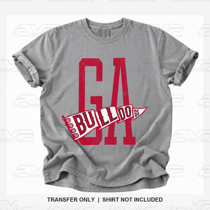 Georgia Bulldogs Penant Alabama Vinyl