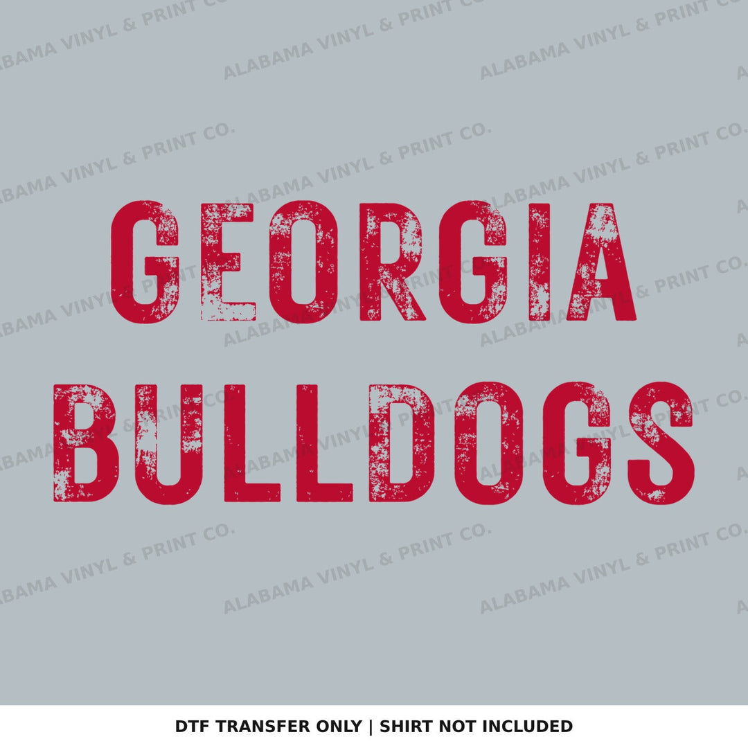 Georgia Bulldogs Alabama Vinyl