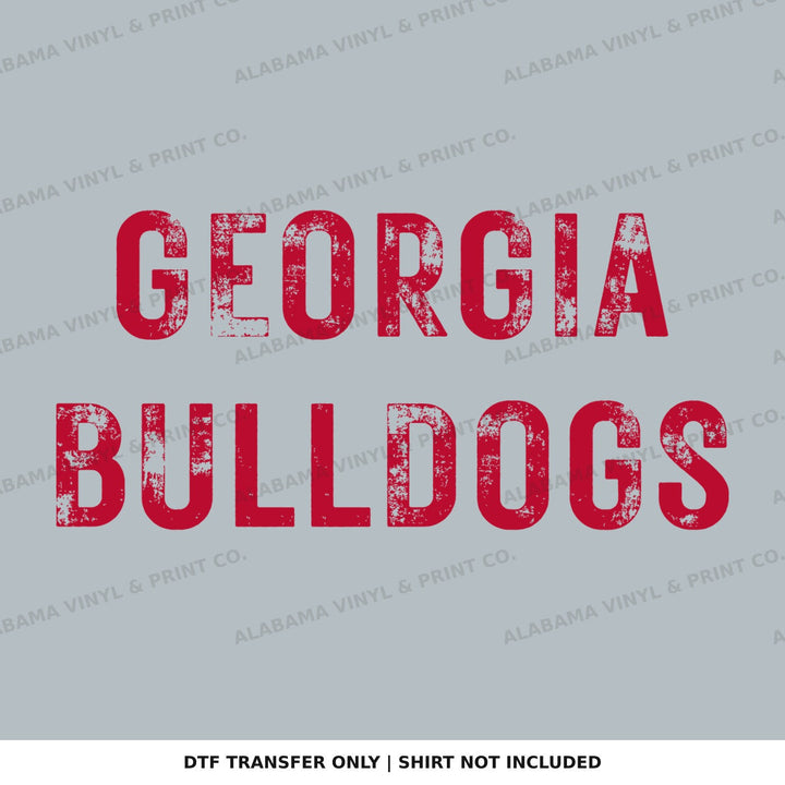 Georgia Bulldogs Alabama Vinyl
