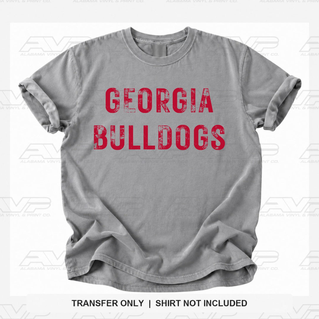 Georgia Bulldogs Alabama Vinyl