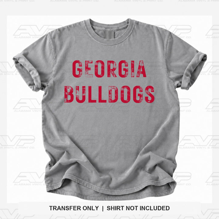Georgia Bulldogs Alabama Vinyl