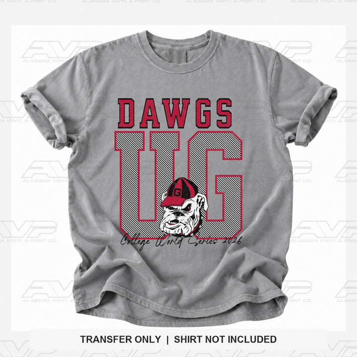Georgia Dawgs Mascot Alabama Vinyl