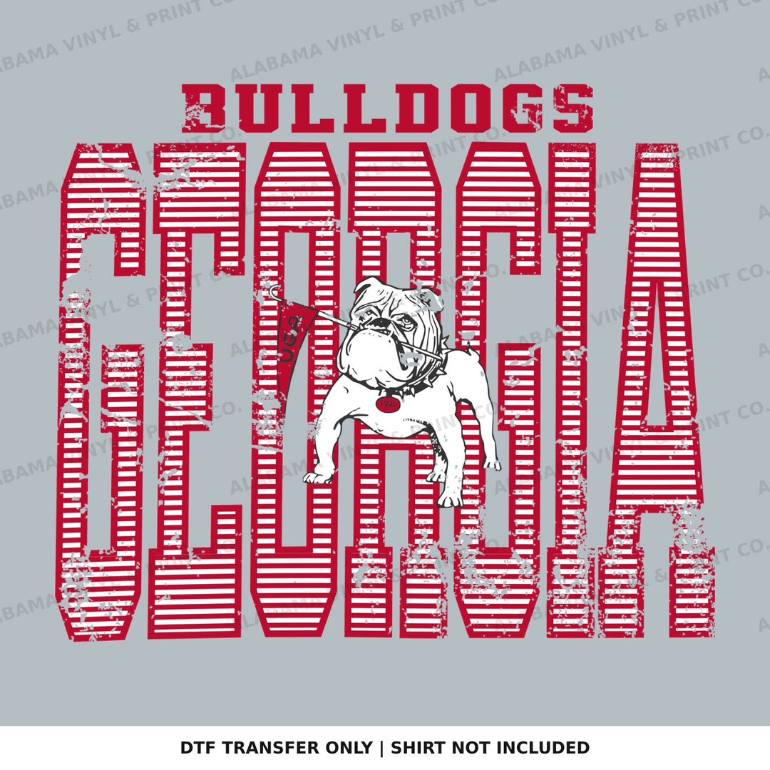 Georgia Stripes Alabama Vinyl
