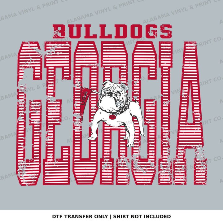 Georgia Stripes Alabama Vinyl