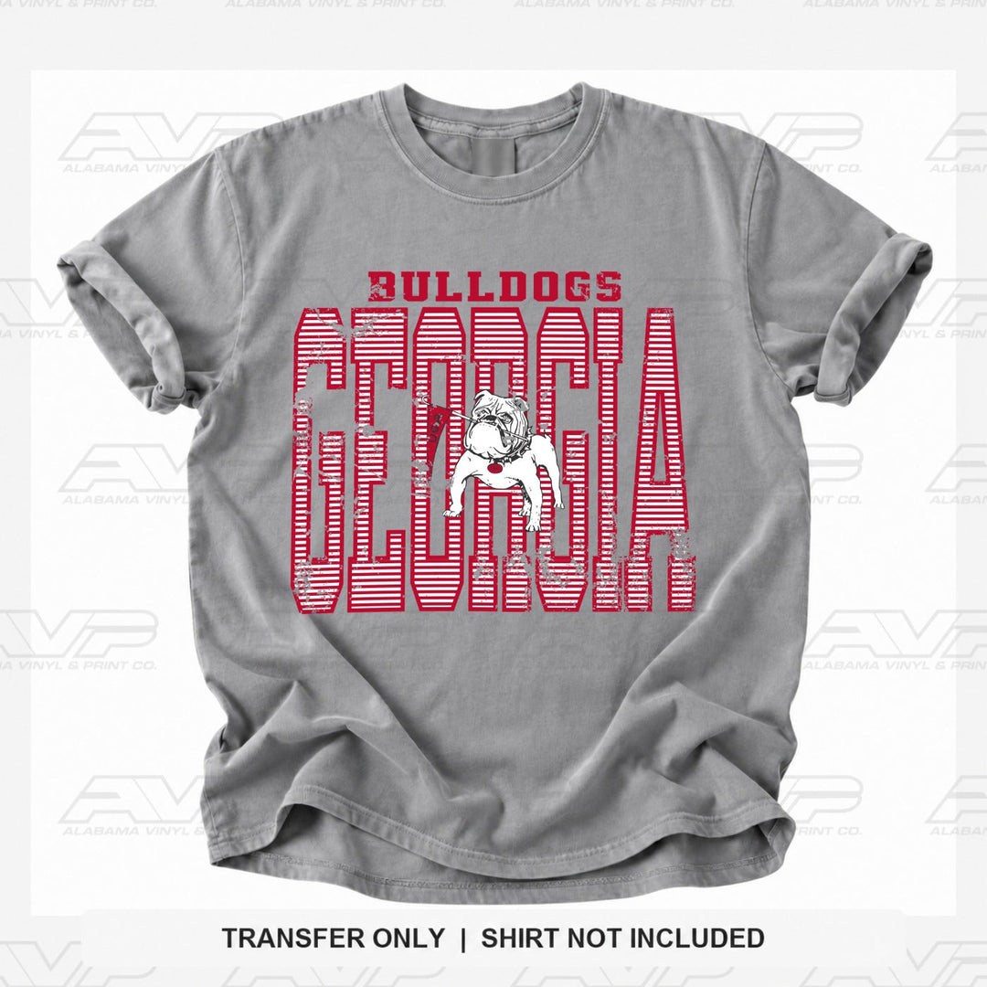 Georgia Stripes Alabama Vinyl