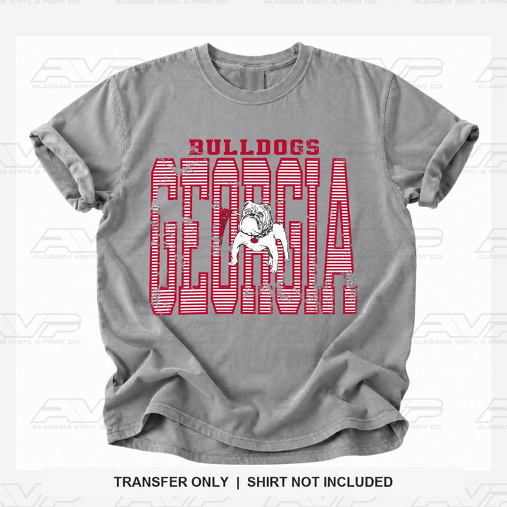Georgia Stripes Alabama Vinyl