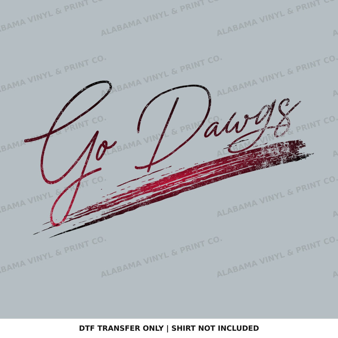 Georgia Go Dawgs Alabama Vinyl