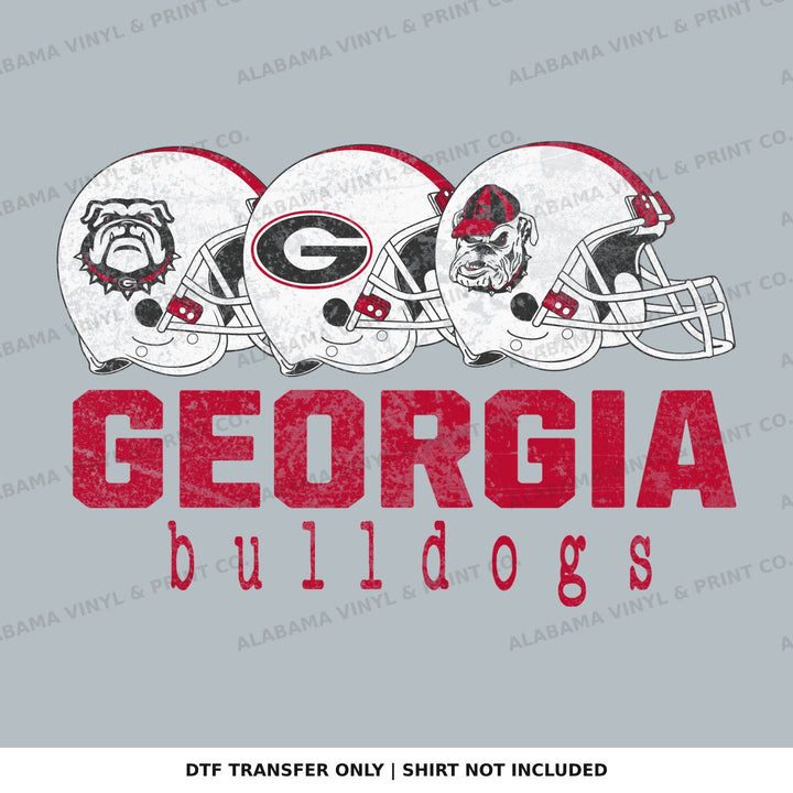 Georgia UGA Helmets Alabama Vinyl