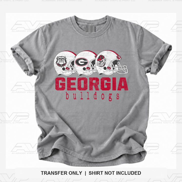 Georgia UGA Helmets Alabama Vinyl