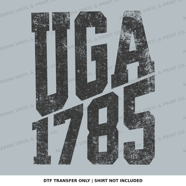 Georgia 1785 EST. STACKED Alabama Vinyl