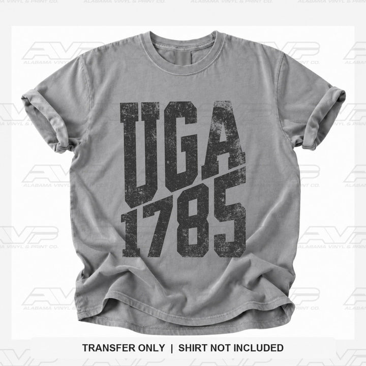 Georgia 1785 EST. STACKED Alabama Vinyl