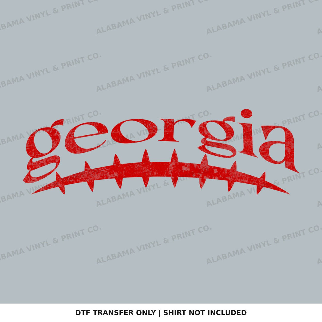 Georgia Football Seams Alabama Vinyl