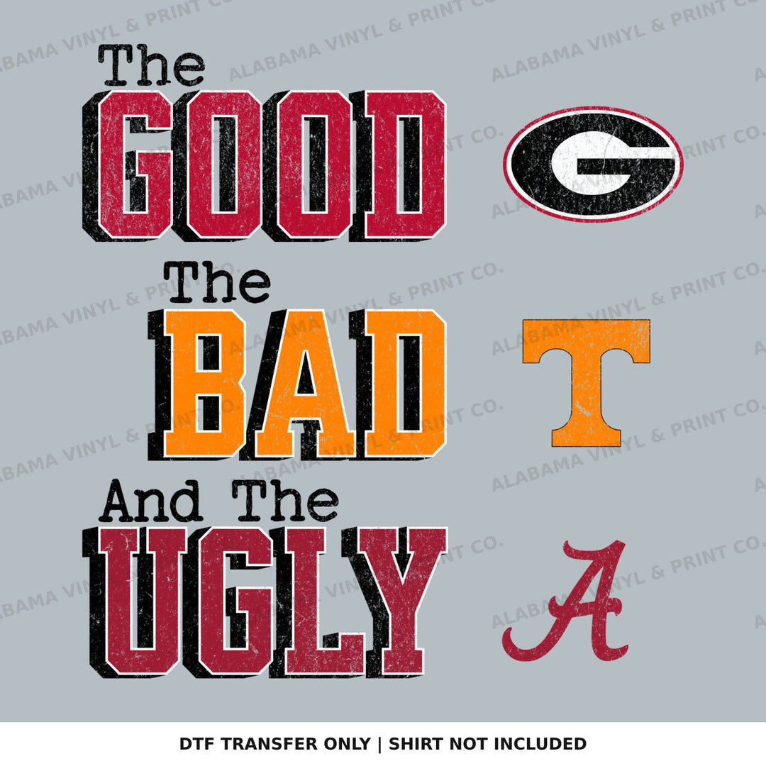 Georgia - Good, Bad, Ugly Rivalry Alabama Vinyl