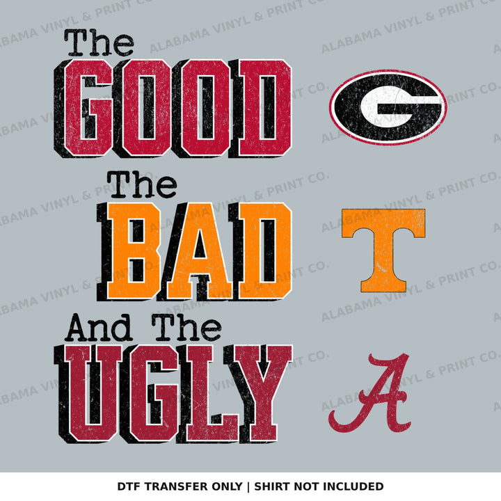 Georgia - Good, Bad, Ugly Rivalry Alabama Vinyl