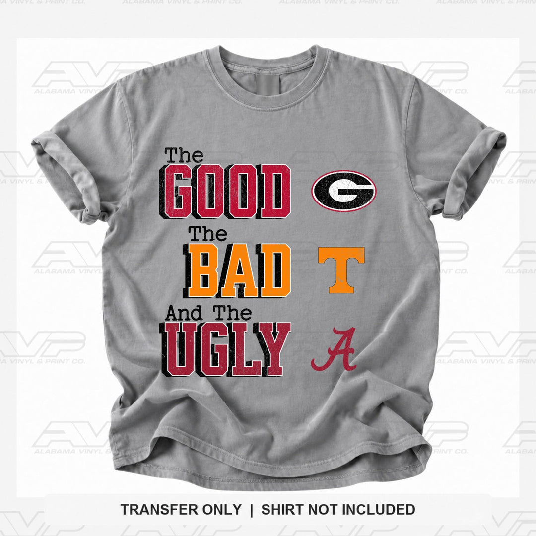 Georgia - Good, Bad, Ugly Rivalry Alabama Vinyl
