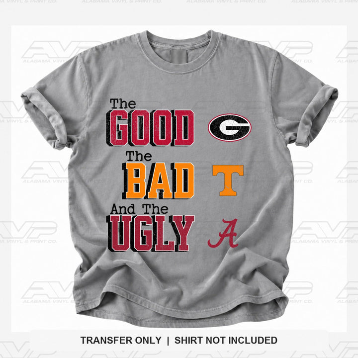 Georgia - Good, Bad, Ugly Rivalry Alabama Vinyl