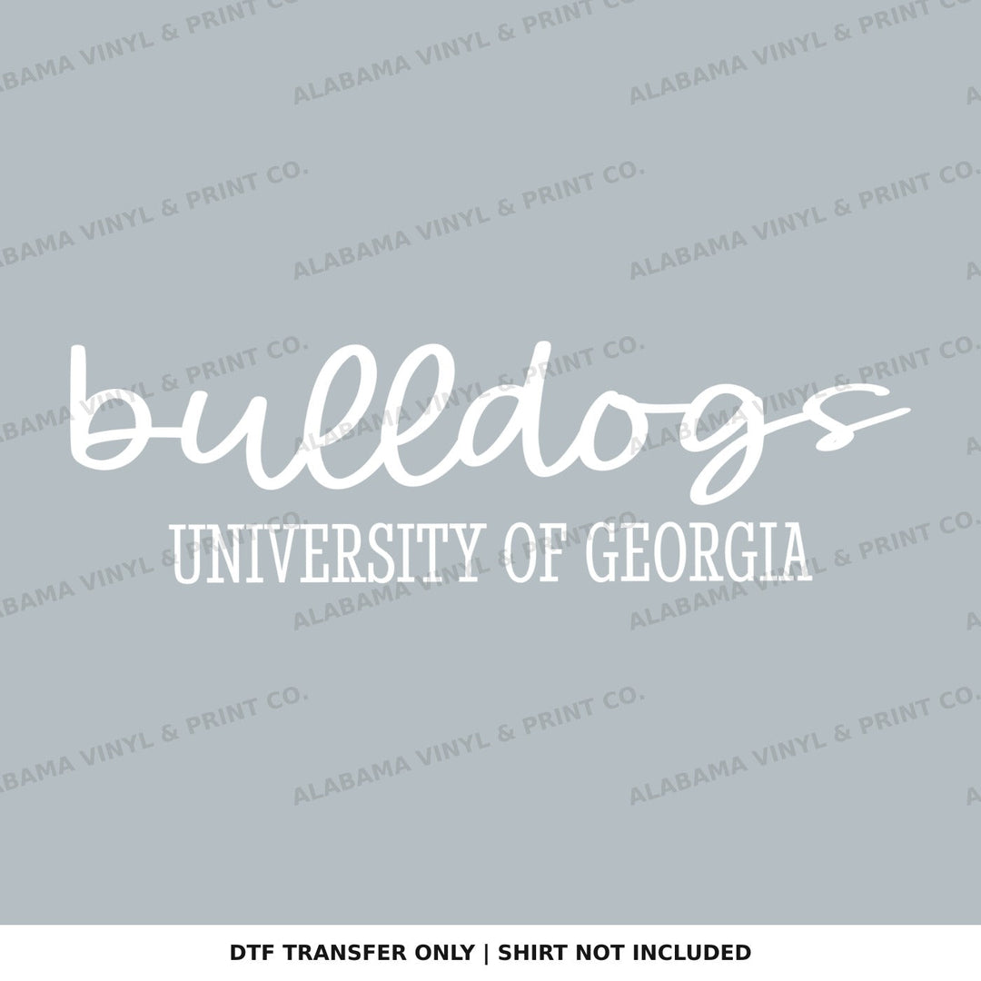Georgia Bulldogs Simplicity Alabama Vinyl