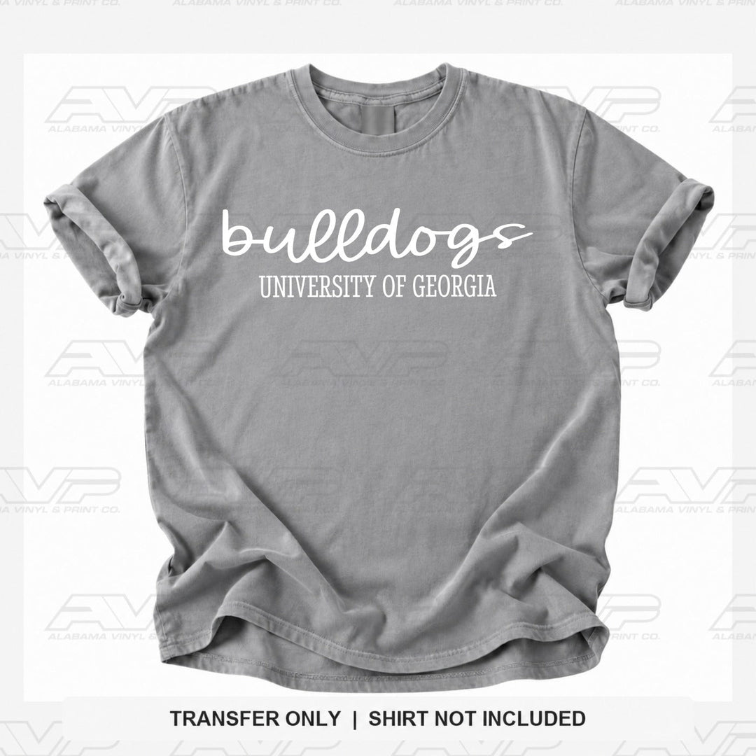 Georgia Bulldogs Simplicity Alabama Vinyl