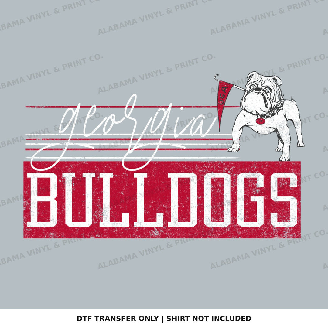 Georgia Bulldogs Retro Vibes Alabama Vinyl
