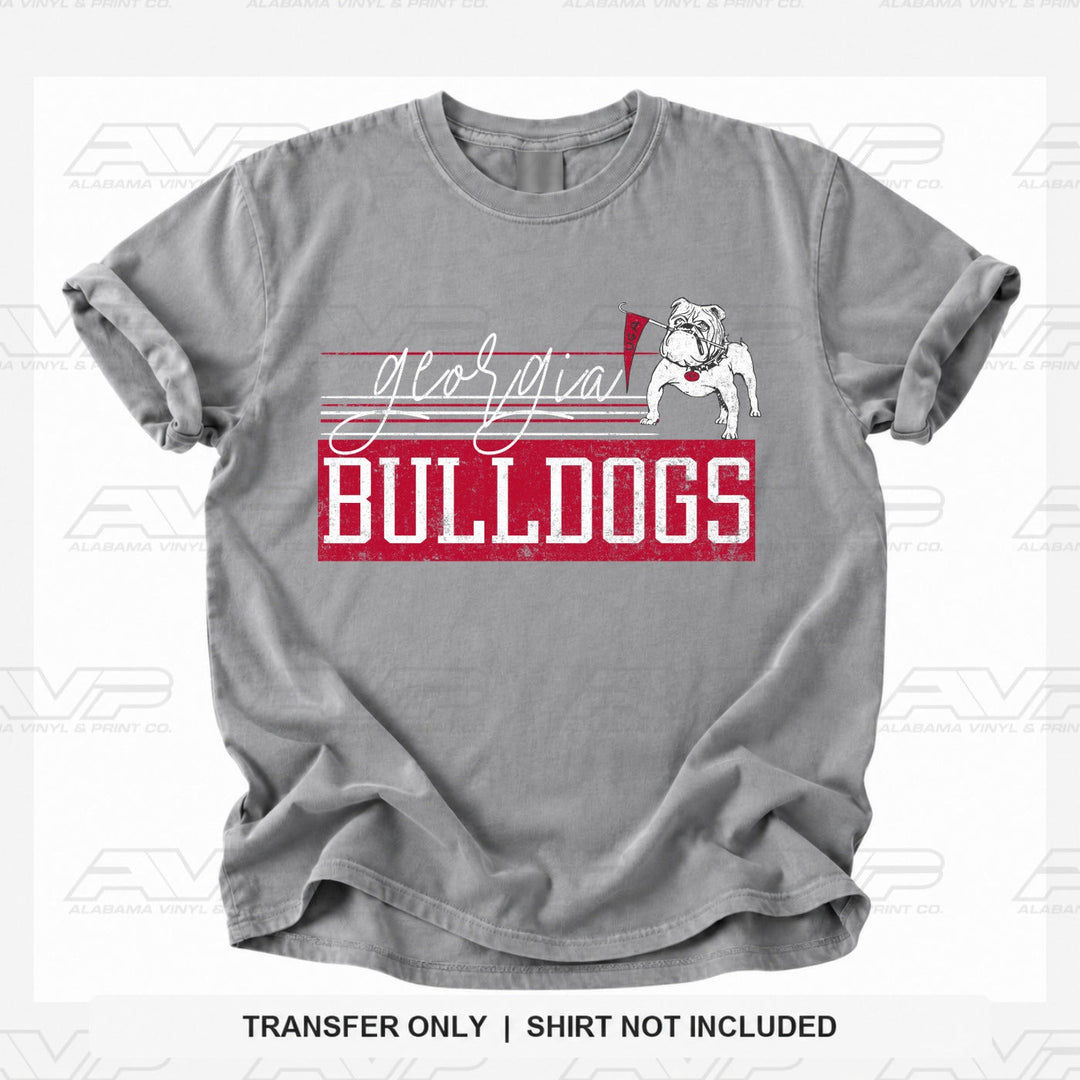 Georgia Bulldogs Retro Vibes Alabama Vinyl