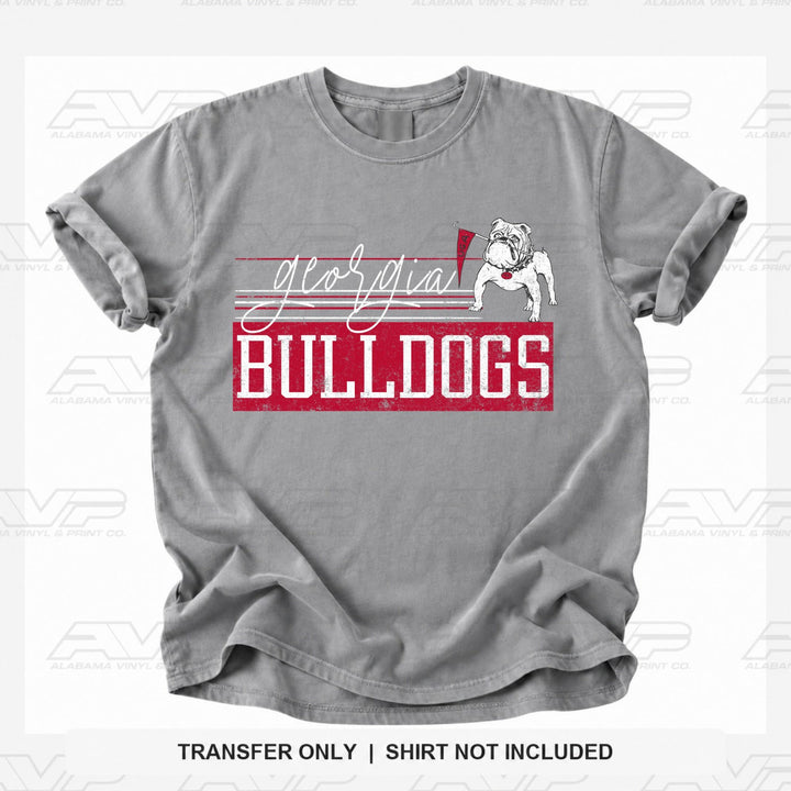 Georgia Bulldogs Retro Vibes Alabama Vinyl
