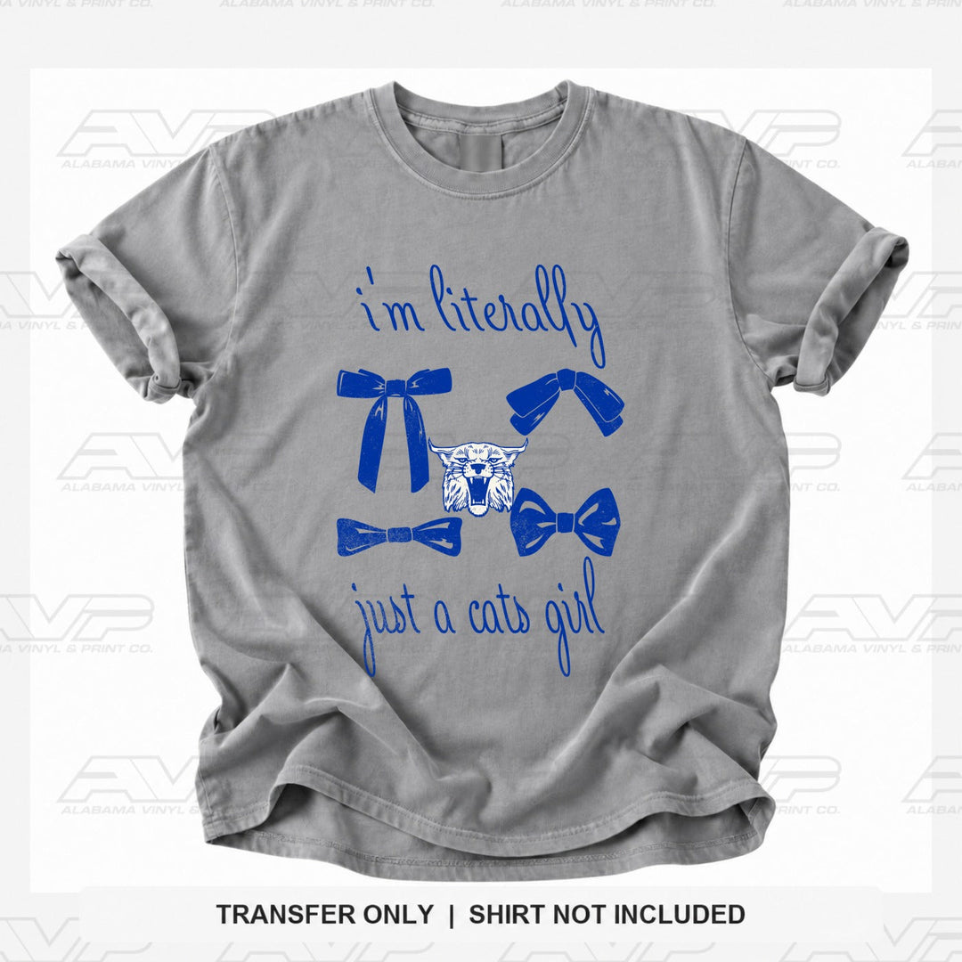 Kentucky Wildcats Girl Just A Girl Alabama Vinyl