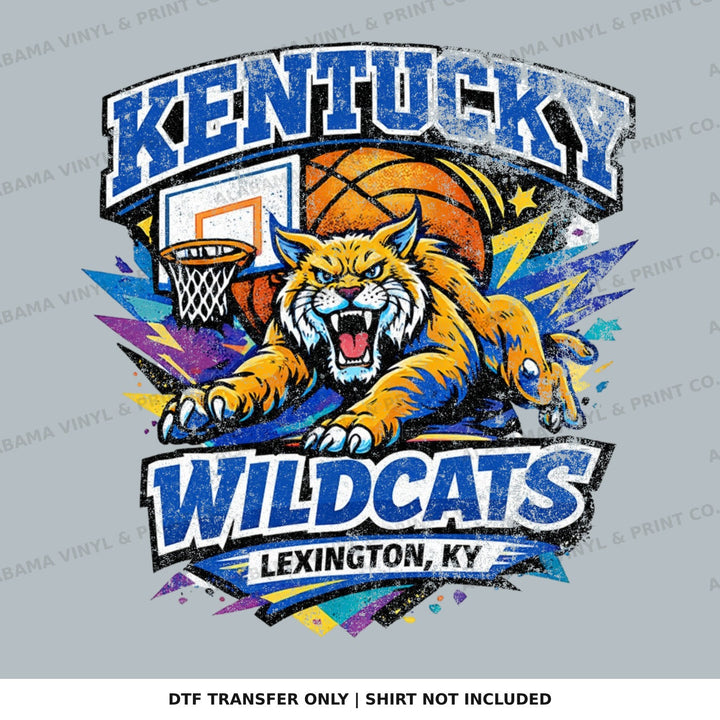 Kentucky Wildcats distressed Alabama Vinyl
