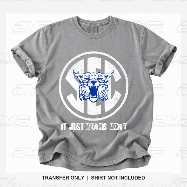 Kentucky Wildcats It Just Means More Alabama Vinyl