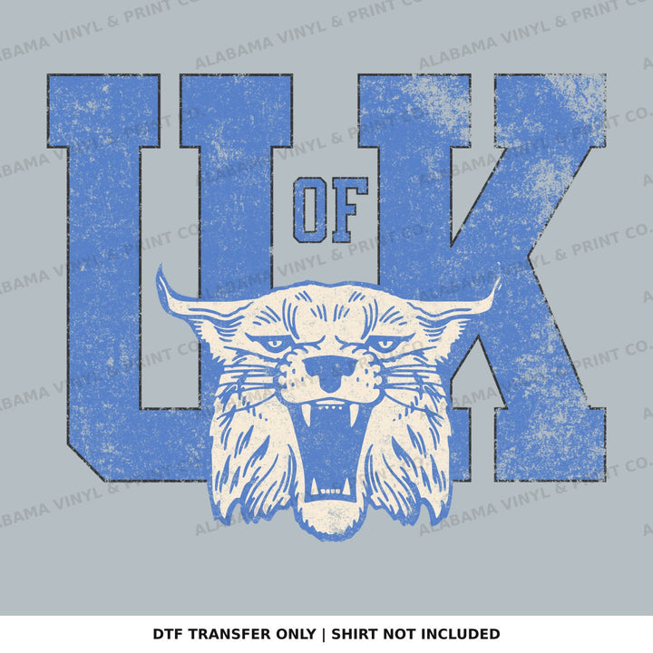 Kentucky U of K Wildcat Alabama Vinyl