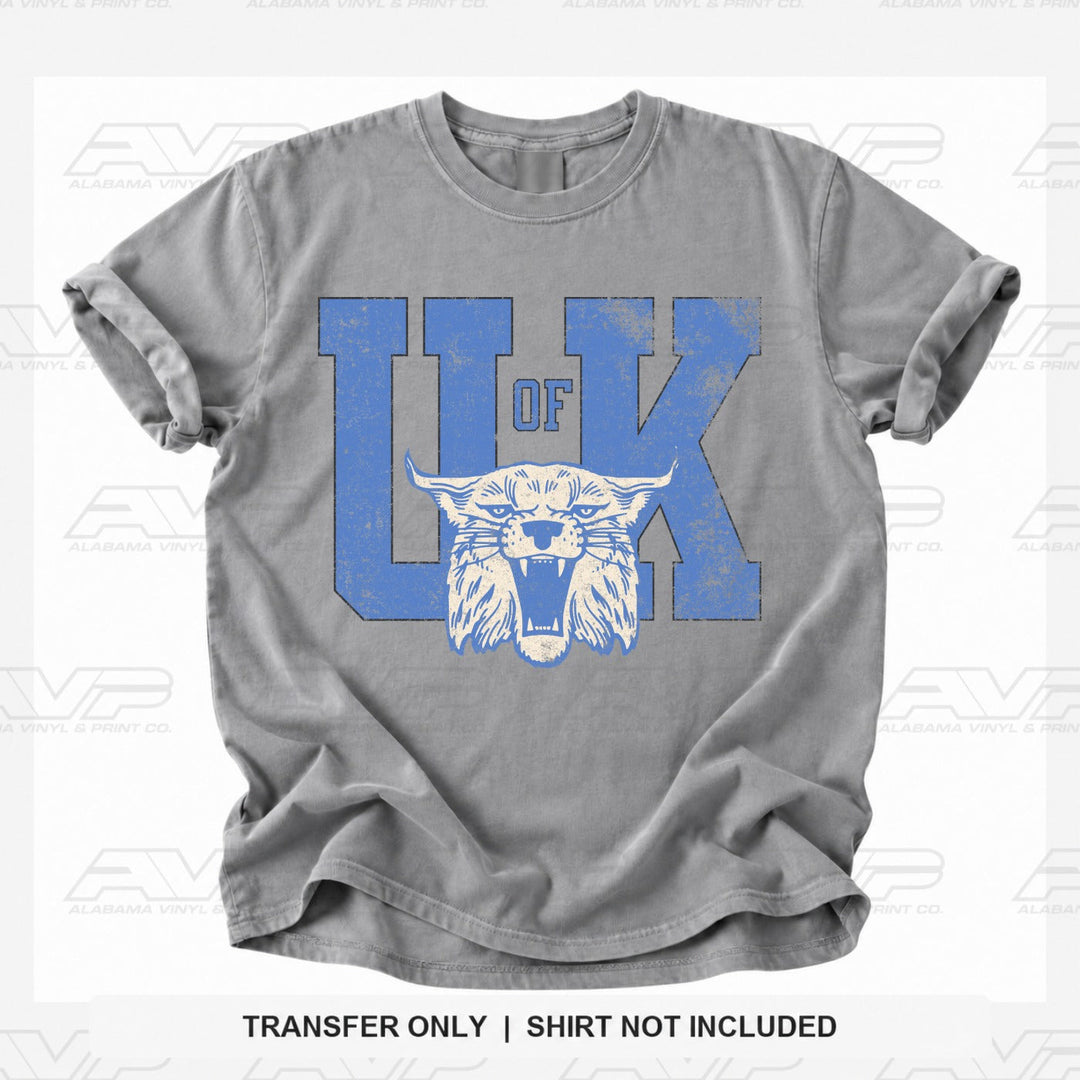 Kentucky U of K Wildcat Alabama Vinyl