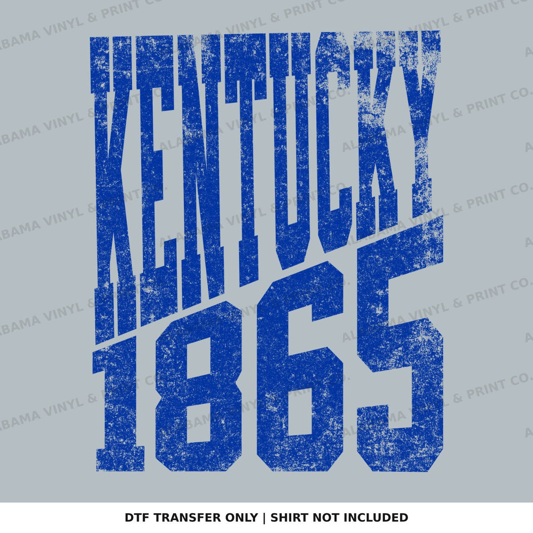 Kentucky 1865 EST. STACKED Alabama Vinyl