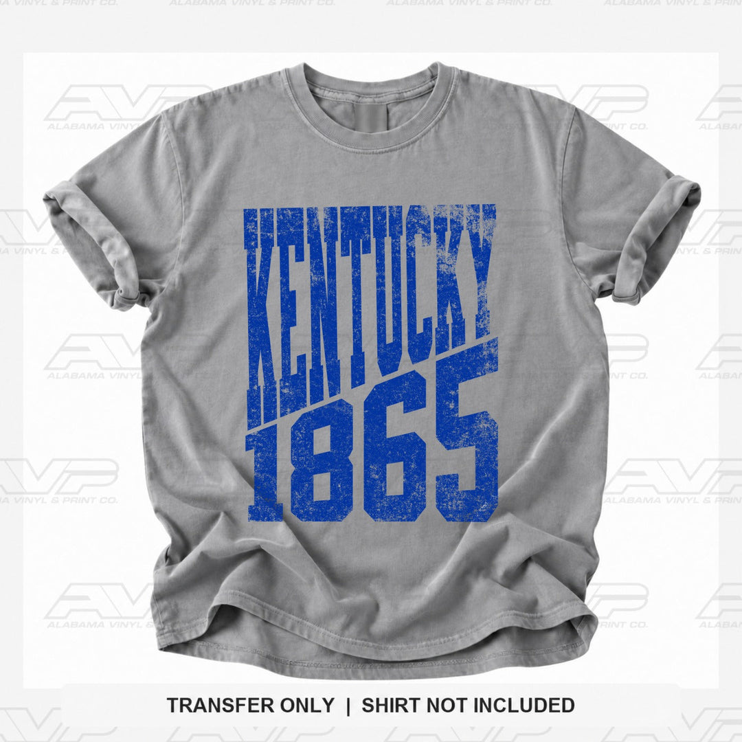 Kentucky 1865 EST. STACKED Alabama Vinyl
