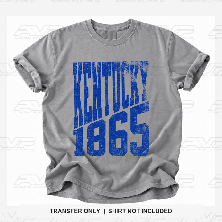 Kentucky 1865 EST. STACKED Alabama Vinyl