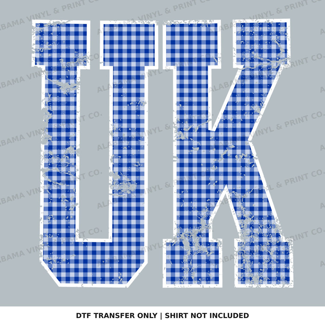 Kentucky Gingham U Alabama Vinyl