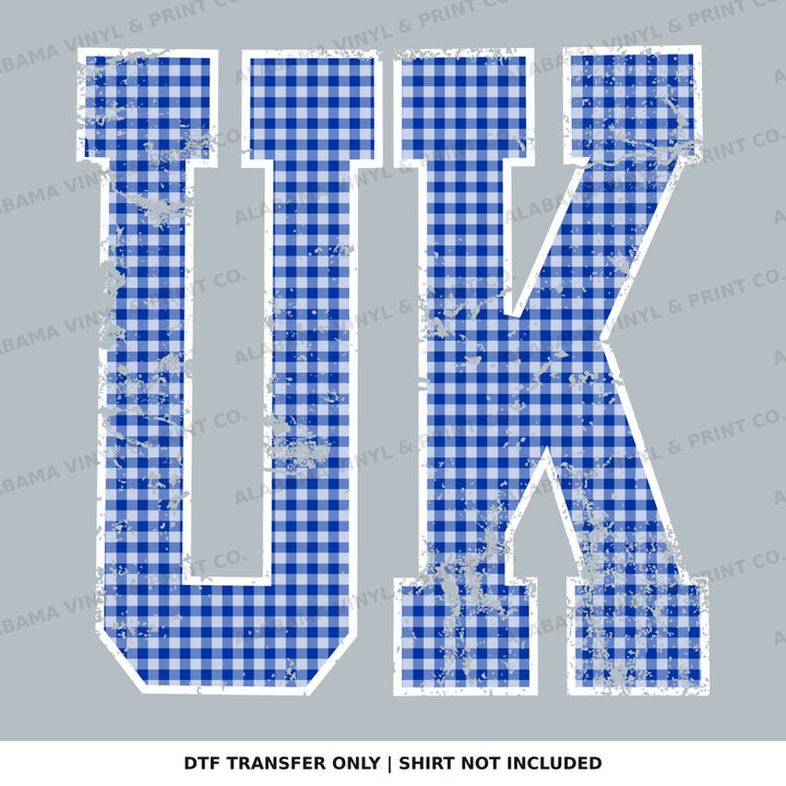 Kentucky Gingham U Alabama Vinyl