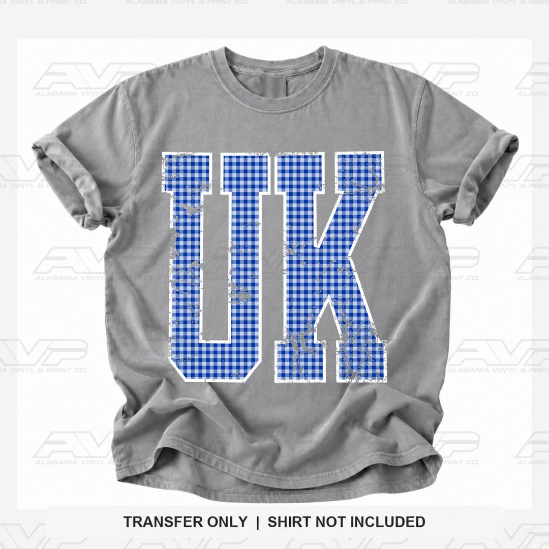 Kentucky Gingham U Alabama Vinyl