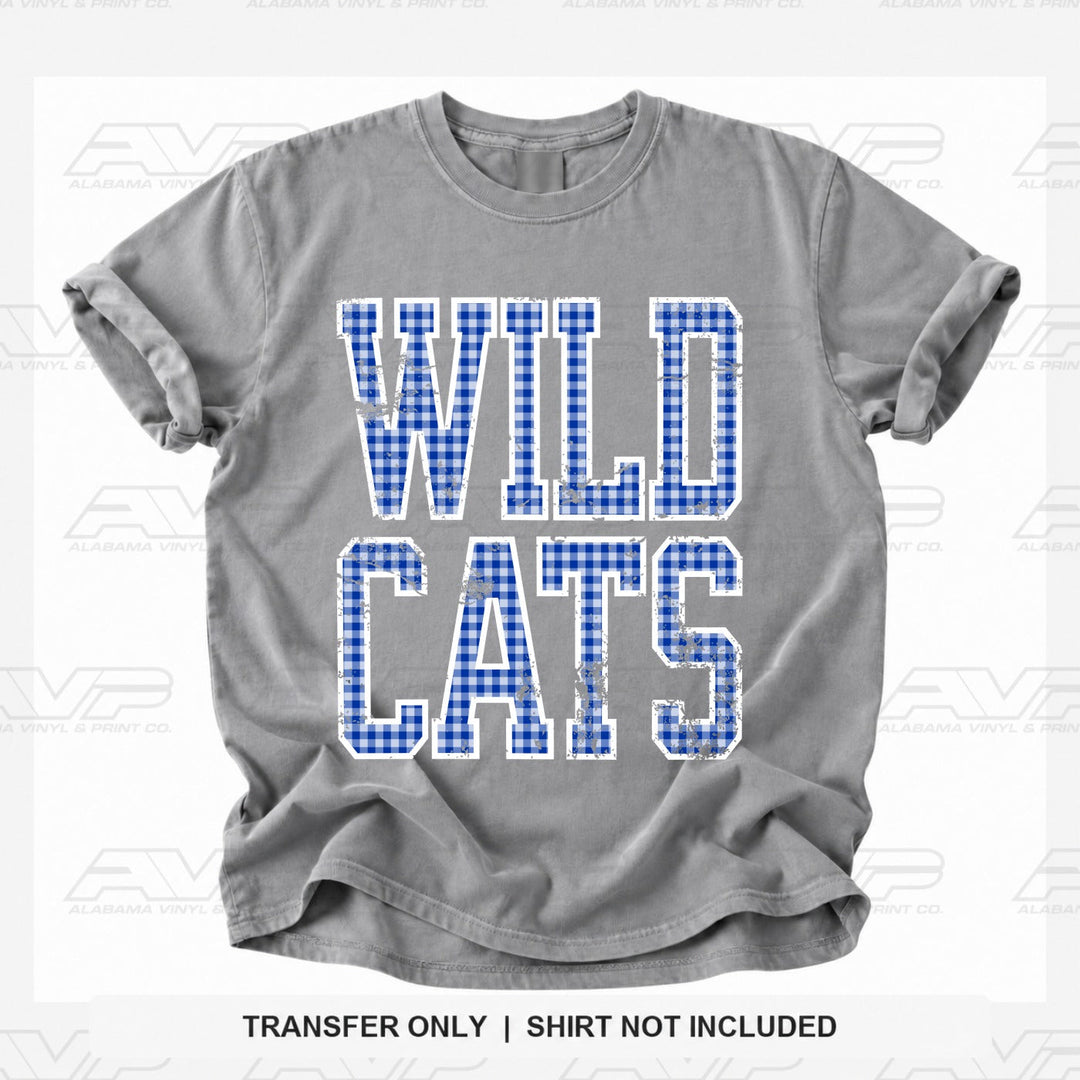 Kentucky Wildcats Gingham U Alabama Vinyl
