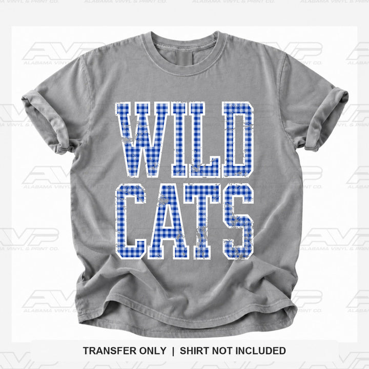 Kentucky Wildcats Gingham U Alabama Vinyl