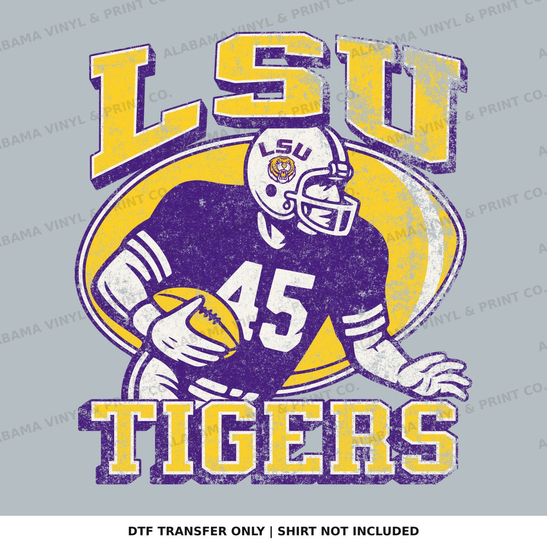 LSU Old School FB Alabama Vinyl