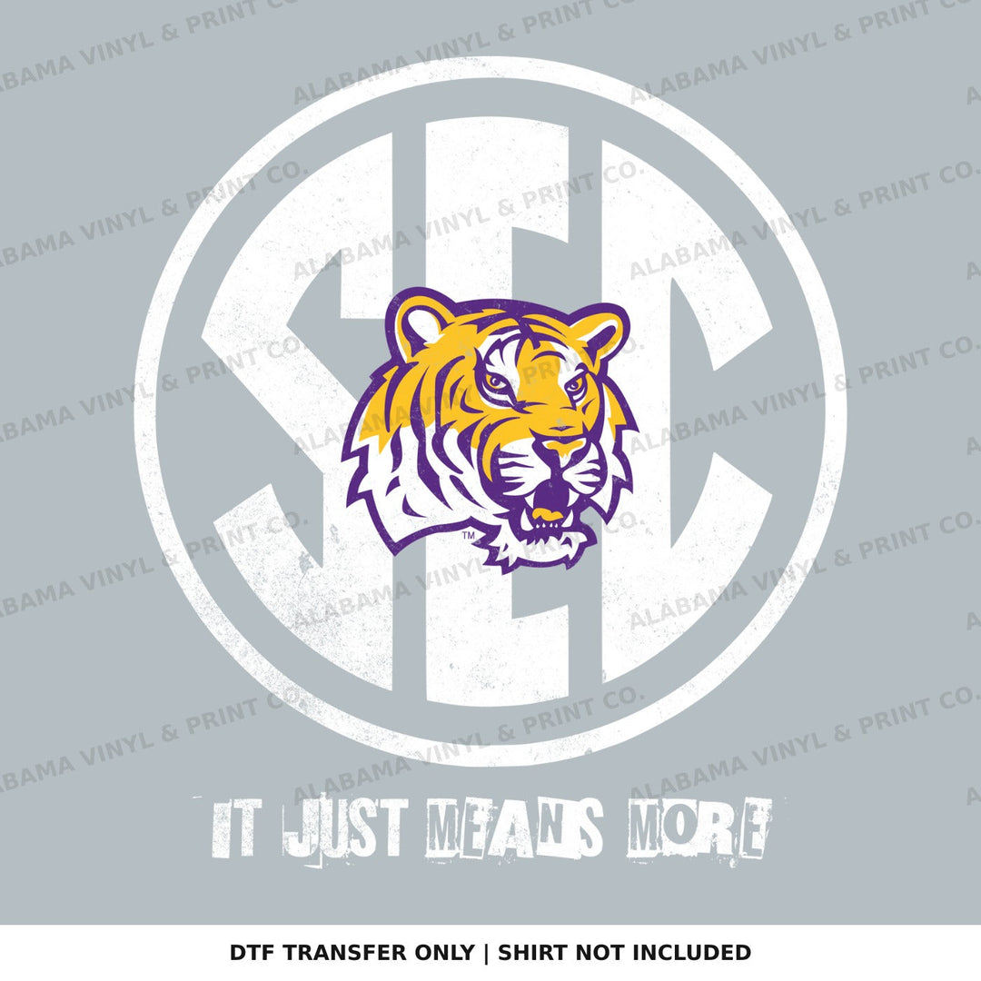 LSU SEC Alabama Vinyl