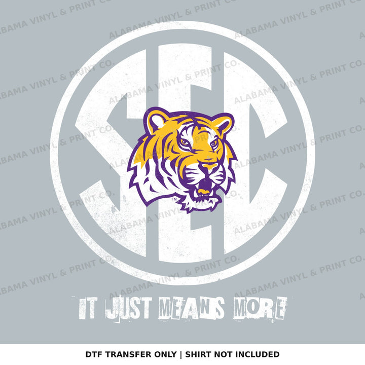 LSU SEC Alabama Vinyl