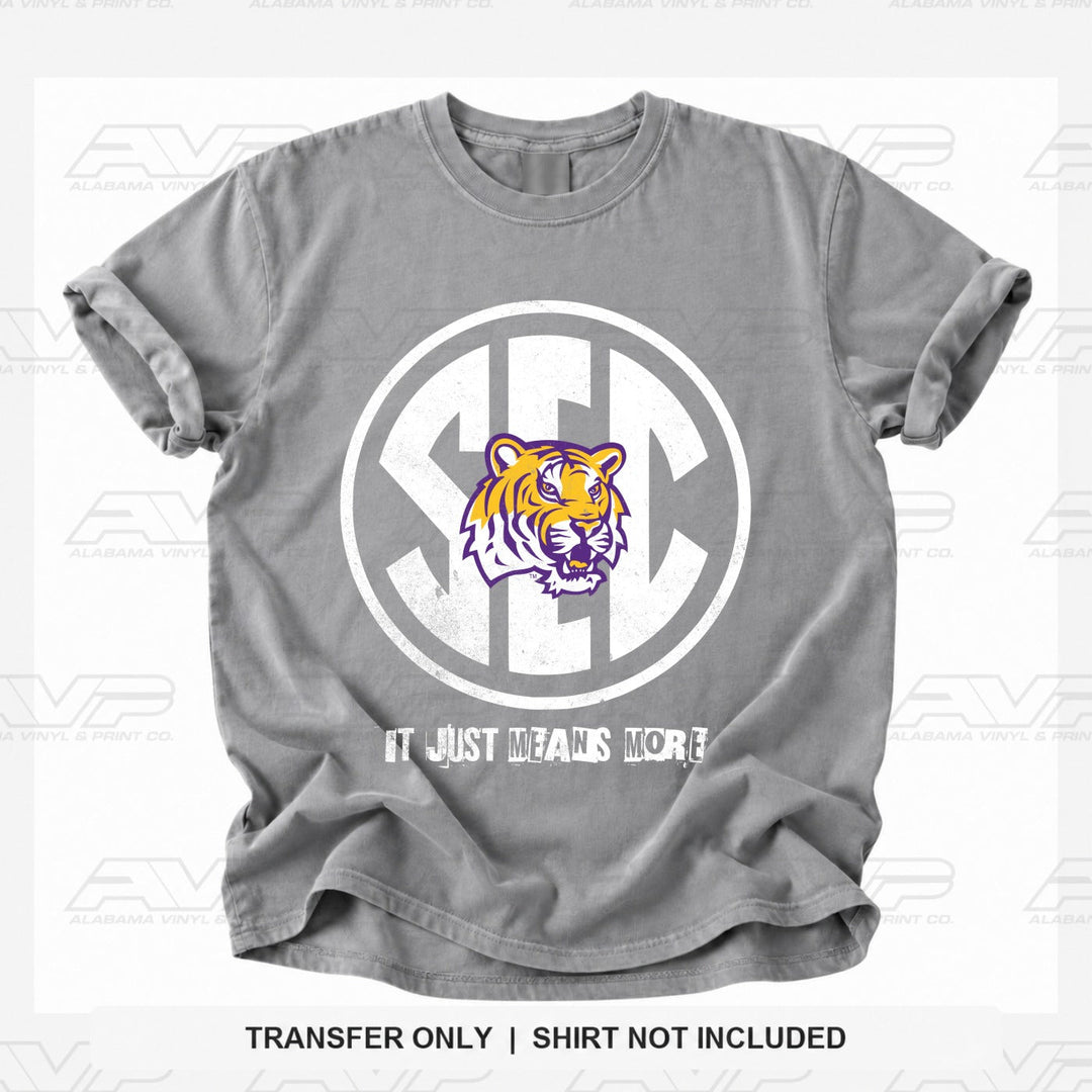 LSU SEC Alabama Vinyl