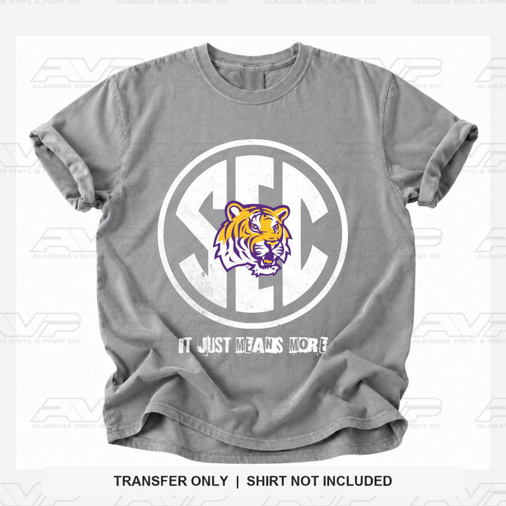 LSU SEC Alabama Vinyl