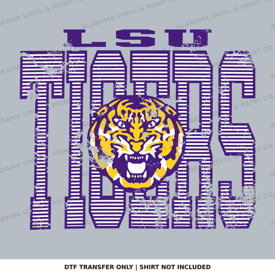 LSU Stripes Alabama Vinyl